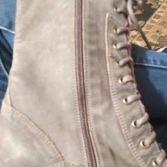 NeroGiardini Grey combat boots size 38 - Picture 4 of 5